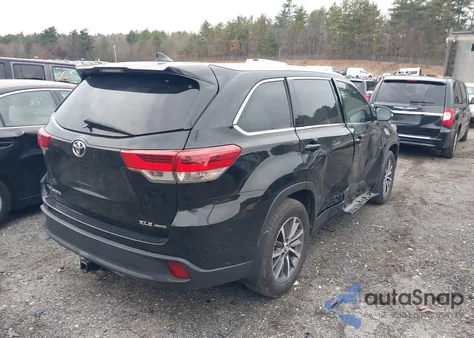 2018 Toyota Highlander Xle from USA, damaged, VIN 5TDJZRFH4JS532006